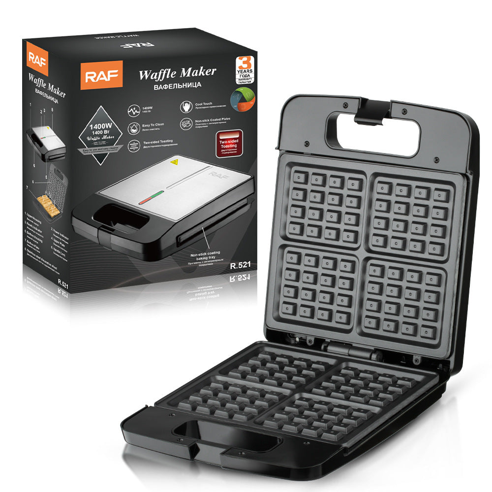 RAF European Standard High-End Multifunctional Household Hamburger Waffle Maker Sandwich Maker Bread Breakfast Maker
