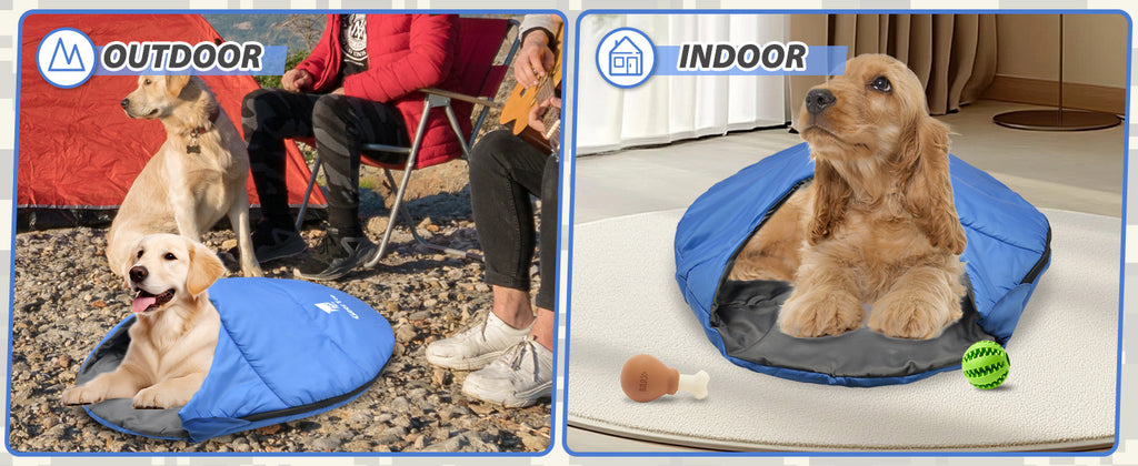 Wholesale Pet Warm Sleeping Bag Outdoor Beach Camping Portable Mummy Lightweight Waterproof Winter Pet Sleeping Bag