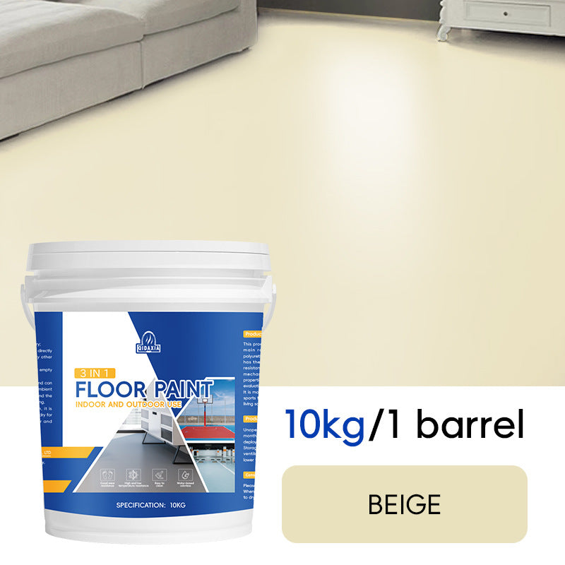 Home Floor Paint Three-in-One Epoxy Floor Paint Cement Floor Water-Based High Solid Wear-Resistant Resin Southeast Asia Environmental Protection