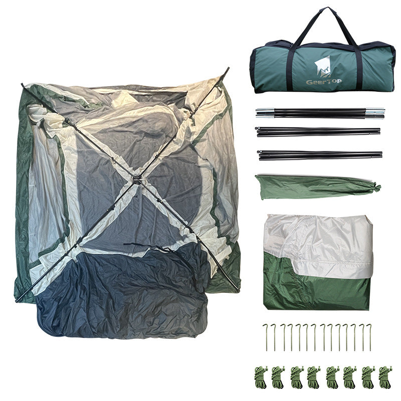 Fully Automatic Tent Outdoor Car Tail Quick Open5-8Rainproof and Sunproof Family Camping Gear, No Setup Needed, Quick Setup