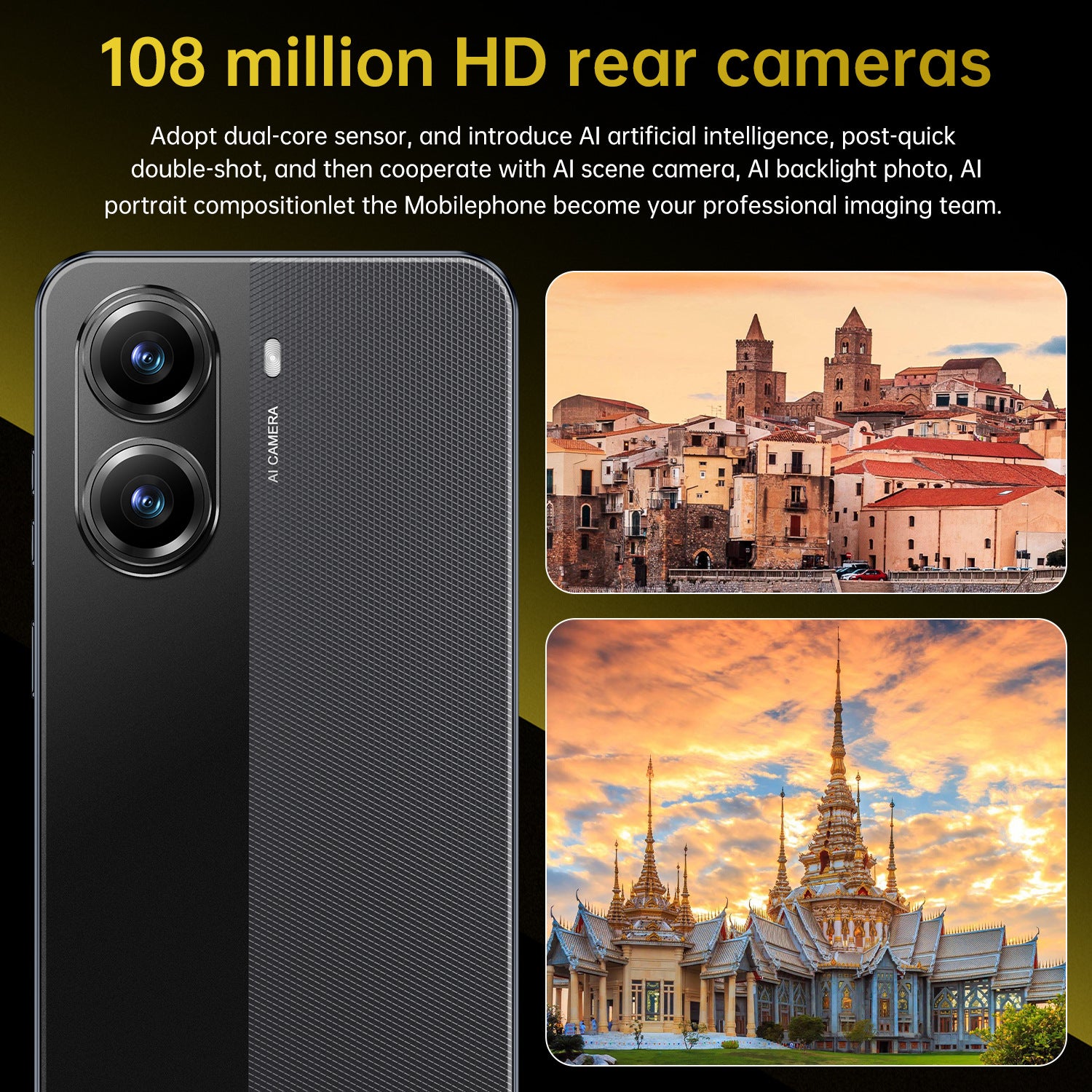 New AliExpress Hot-Selling Mobile Phones X7 Pro Android16+1T Intelligence5G Mobile Phone7.3HD Large Screen