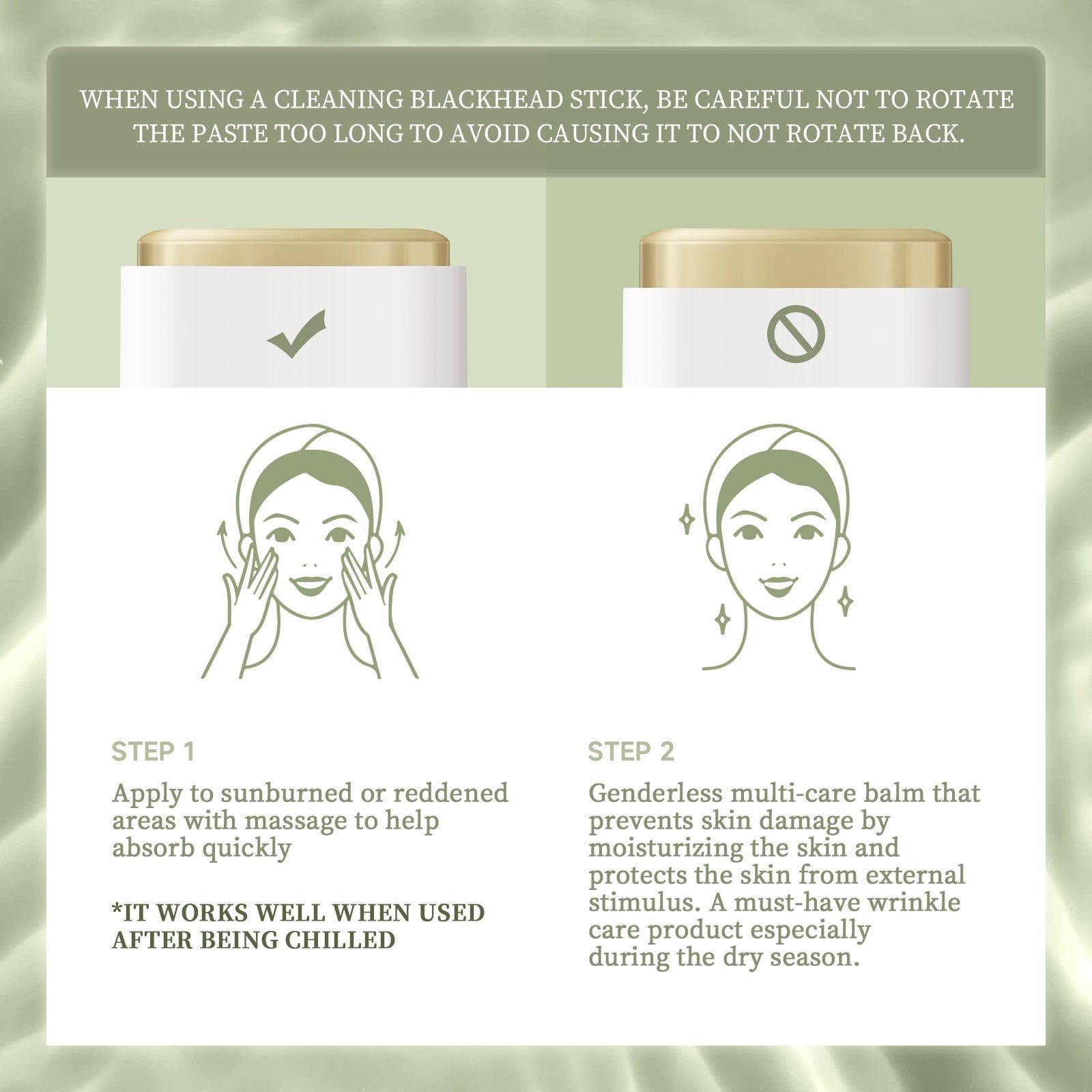 SHELOVES Aloe Vera Rejuvenating Soothing Stick After Sun Redness Sensitive Skin Repair Hydrating Moisturizing Gel Cream