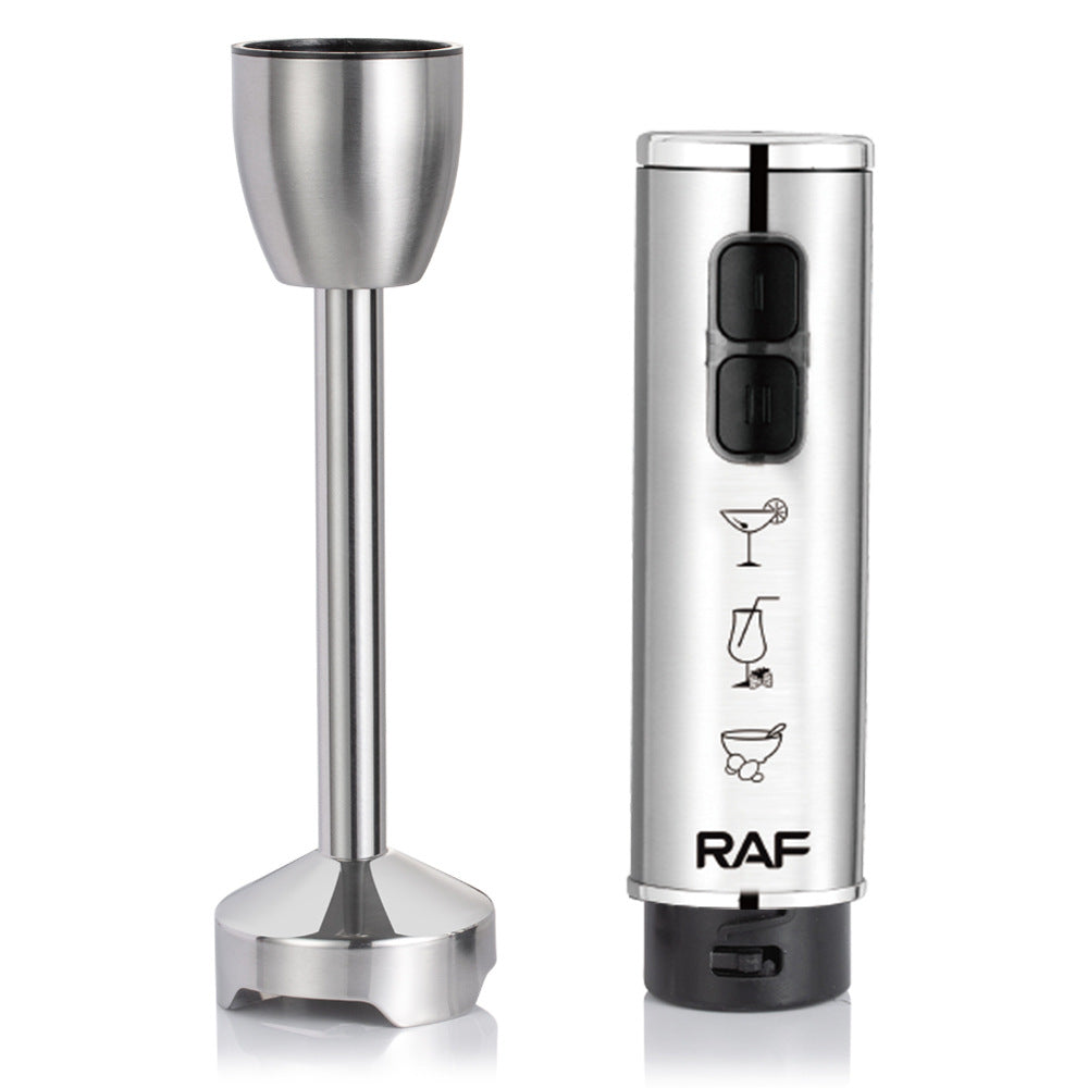 RAF EU Standard Four-Blade Handheld Stick Blender Multi-Functional Household Food Processor for Cooking, Baby Food, and Baking R.781