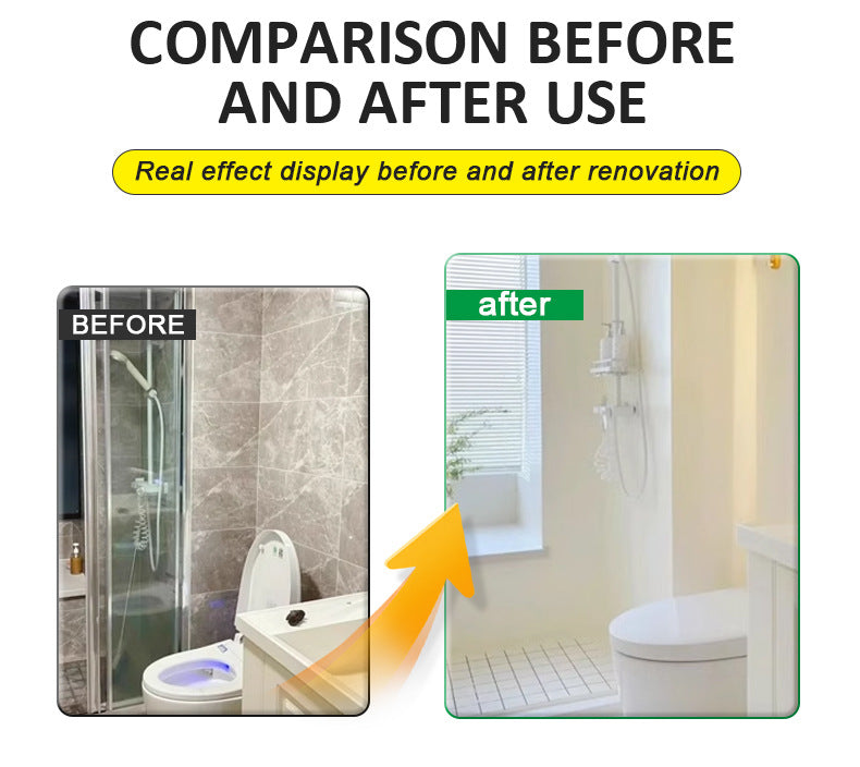 Water-based Tile Paint Bathroom Renovation Color Change Floor Coating Waterproof Wear-resistant Glass Latex Paint Mildew-proof