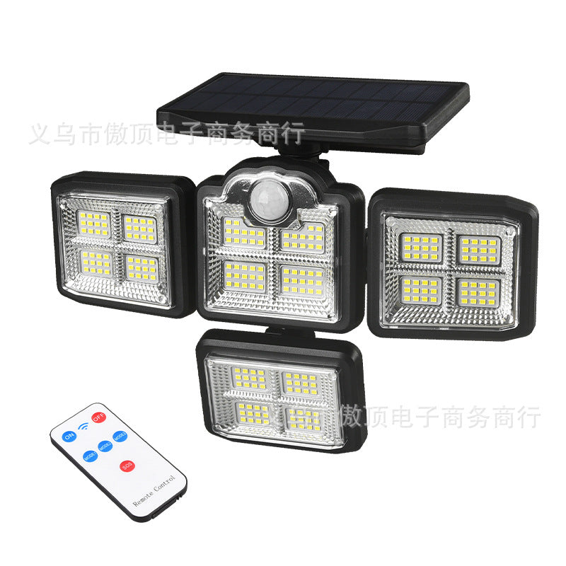 New Solar Wall Light Split Body Sensor Street Light Remote Control Garden Light LED Waterproof Garden Light