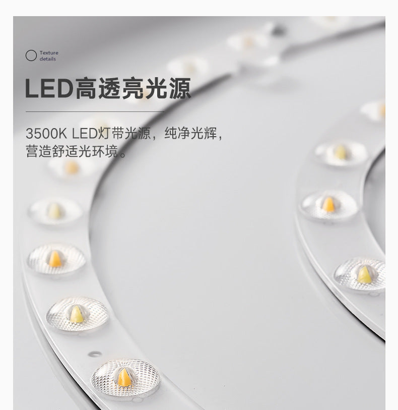 Nordic Bedroom Light Modern Minimalist led Ceiling Lamp Round Creative Room Lamp Iron Art Living Room Lamp Zhongshan Lighting