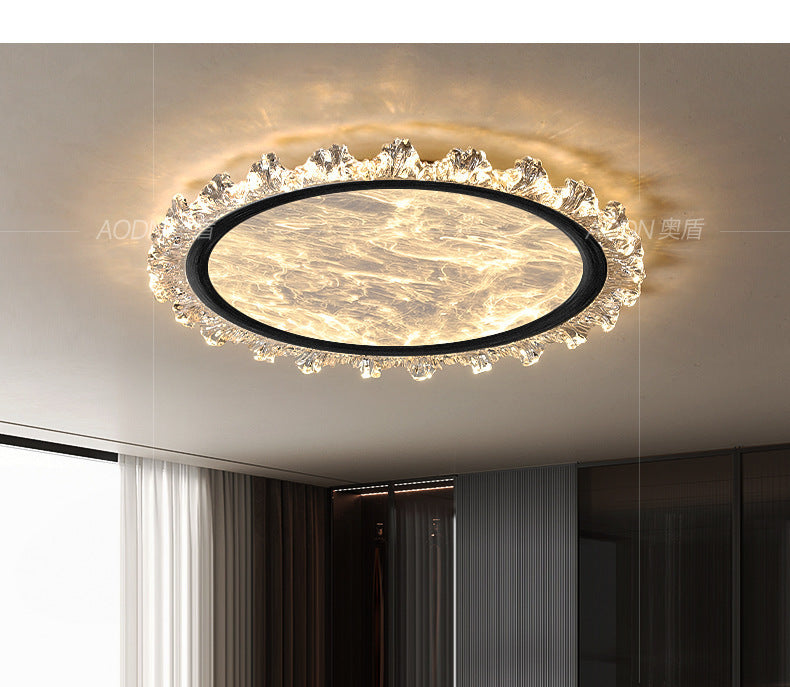 Italian Style High Brightness Full Spectrum Eye Protection Design Sense High-end Light Luxury Master Bedroom Creative Cloud Ceiling Light