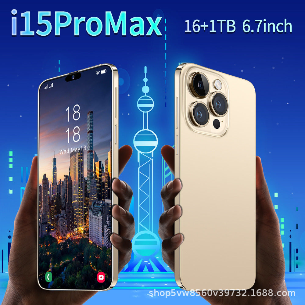 New model i15 ProMAX Smartphone16+1T Hd6.7Large Screen Exclusively for Source Factory