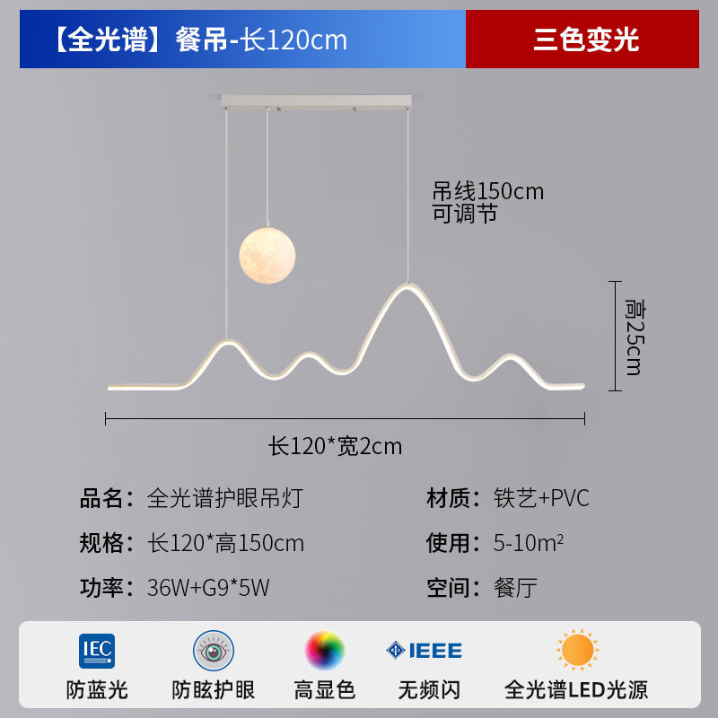 Full Spectrum Living Room Lamp Simple Modern Zhongshan Lighting Elegant Cream Style High-End Cloud Ceiling Lamp Set