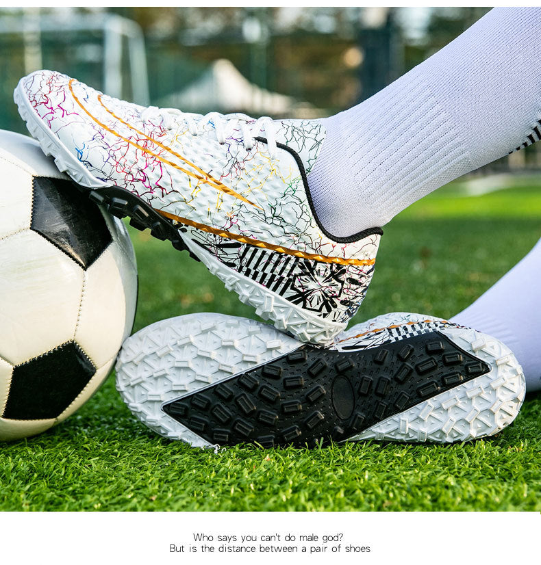 New professional football shoes for men and women AG Spike TF Broken Nail Youth Student Grassland Competition Training Shoes