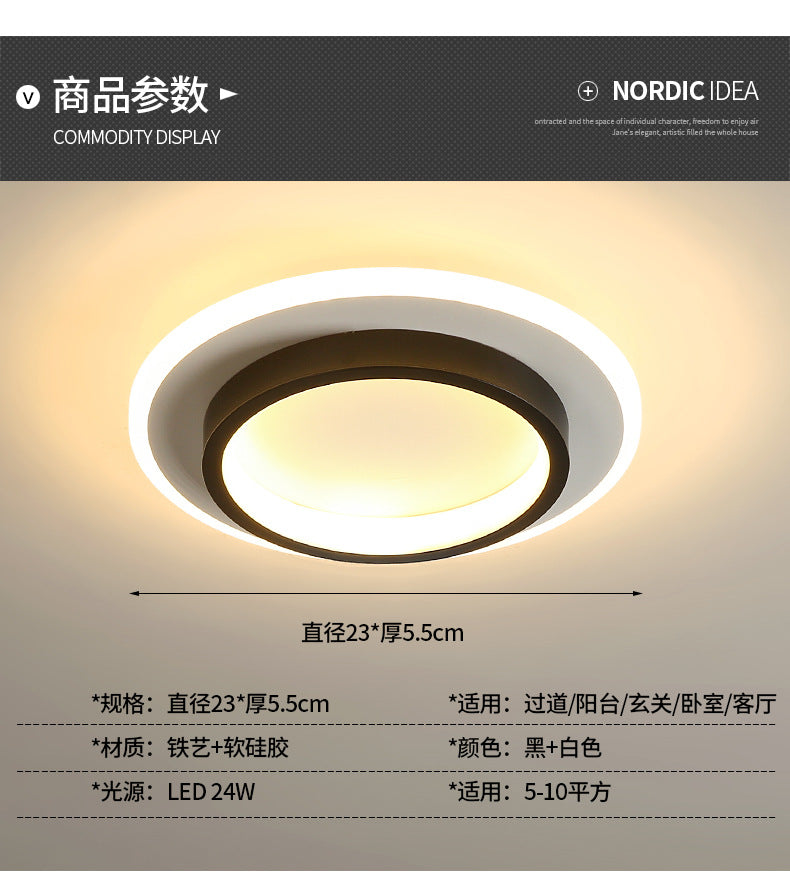 Aisle Light Corridor Light Simple Modern Entrance Light Nordic Entryway Hallway Stair Light Cloakroom Ceiling Balcony Light