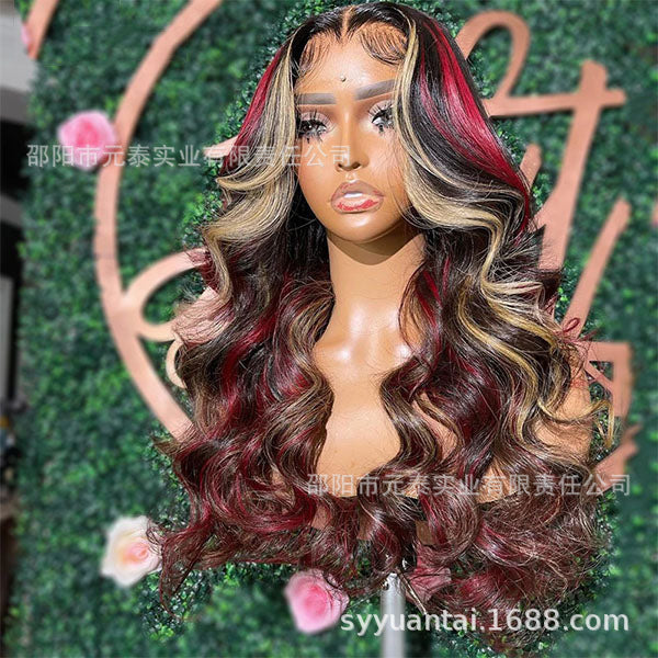 13*6 Lace Front  Blonde Synthetic Wavy Wig