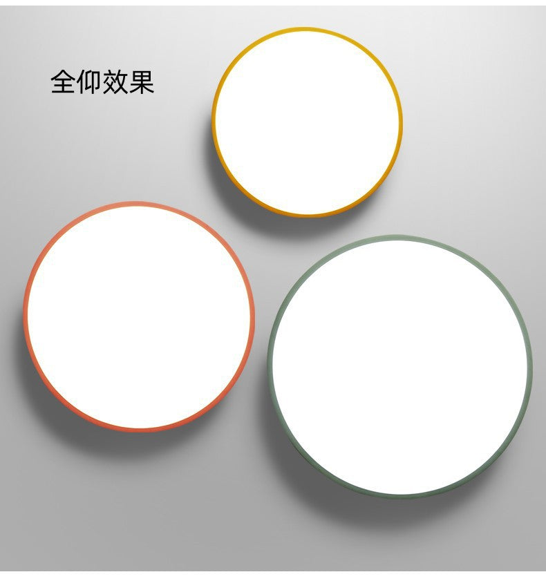 Bedroom Lamp Ceiling Lamp Modern Simple Warm Macaron Lighting led Nordic Round Living Room Children's Room Lamp