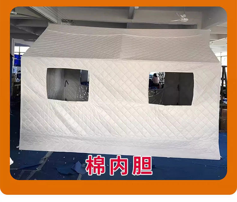 Emergency Earthquake Relief Tent Standard Civilian Thickened Cotton12㎡Construction Rain Shelter Outdoor Rescue Emergency Frame
