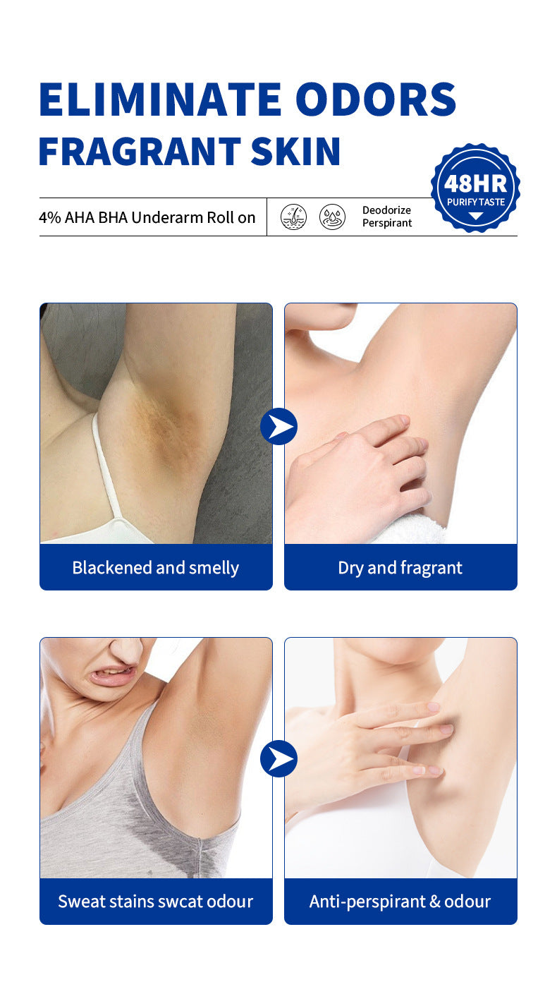 In Stock Underarm Deodorant Antiperspirant Salicylic Acid Roll-On Body Odor Eliminator Antiperspirant Deodorant
