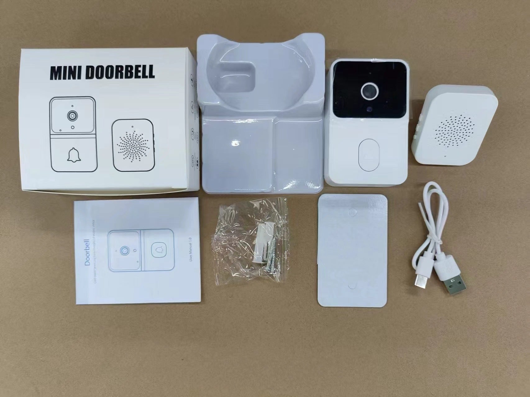 Factory Smart Video Doorbell WiFi Remote Monitoring Video Intercom Night Vision Camera Smart Doorbell