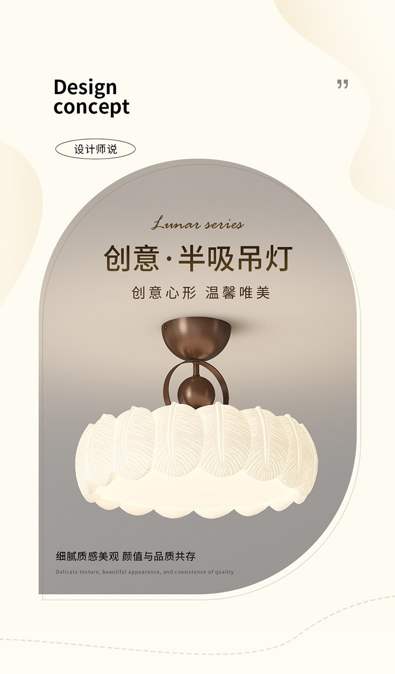 Bedroom Ceiling Light French Vintage Cream Master Bedroom Room Lighting Full Spectrum Eye Protection Modern Simple Study Light