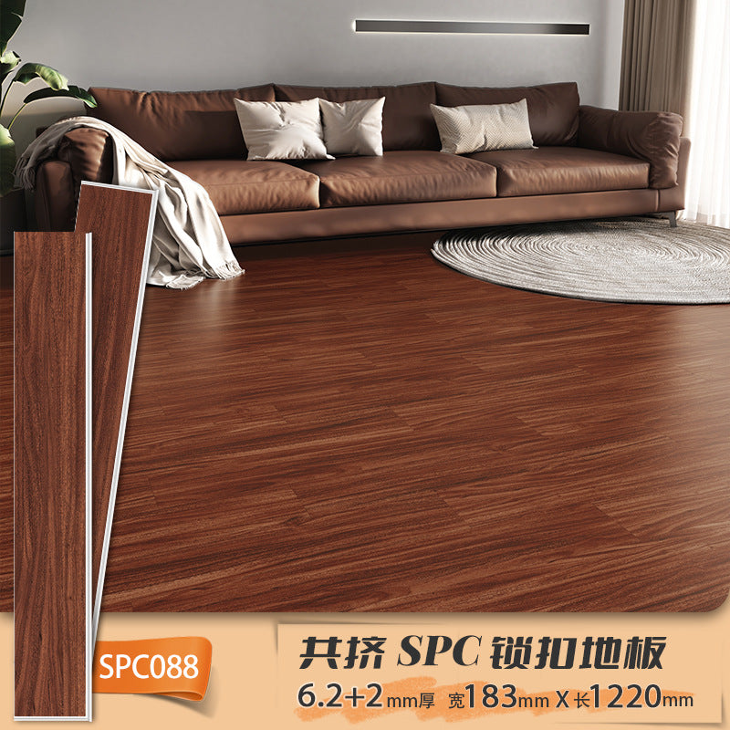 Anti-Slip Waterproof Fireproof Locking Eco-Friendly Flooring Commercial Project spc Stone Plastic Locking Type PVC Stone Crystal Flooring