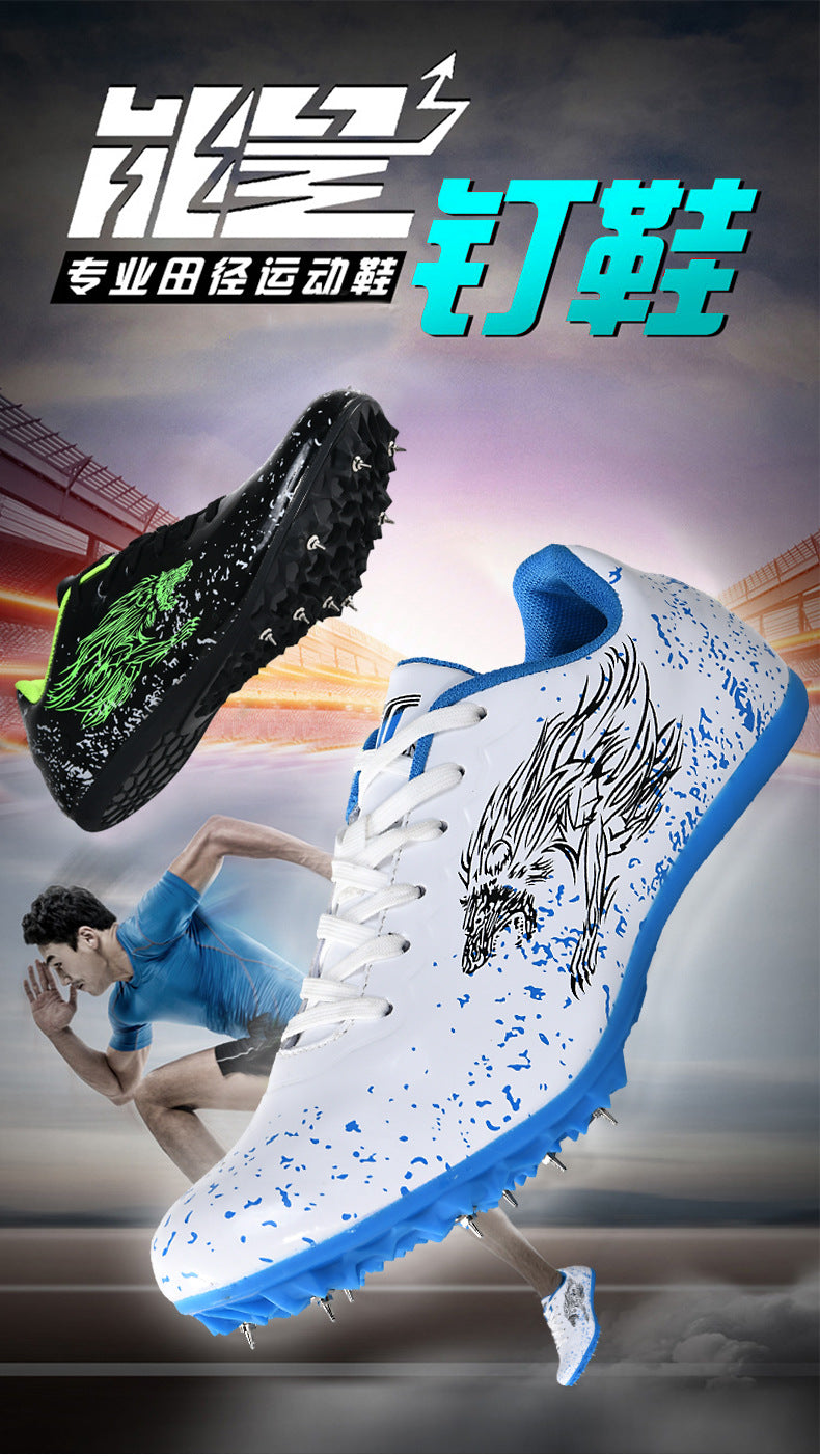 2025Track and Field Shoes for Male Students Training Shoes for Middle School and College Entrance Exams Sports Exam Spikes Long Distance Short Distance Shoes Racing Style