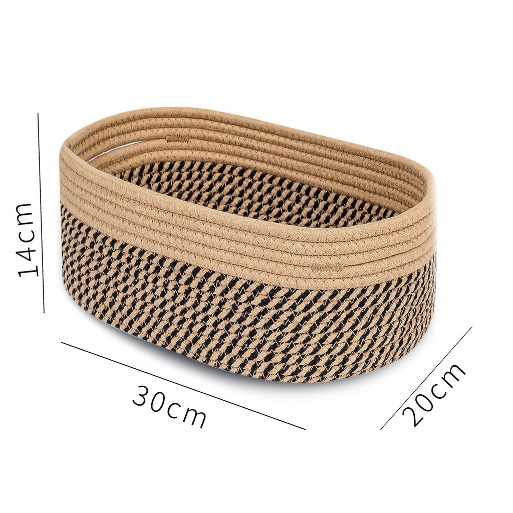 Woven Storage Basket Laundry Basket Dirty Clothes Basket Miscellaneous Children's Toy Organizer Foldable