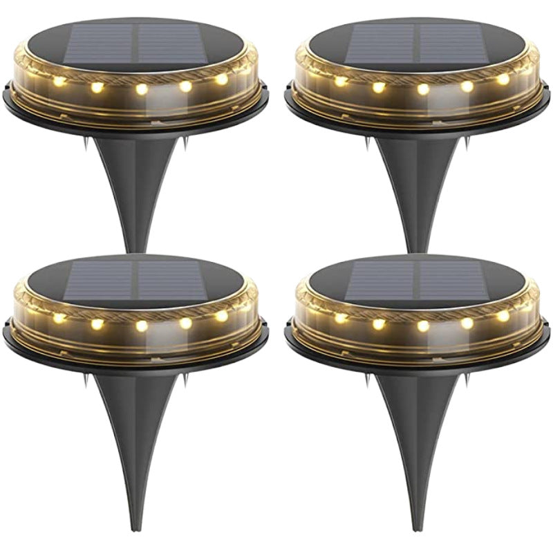 Outdoor Buried Light Waterproof Solar Garden Yard Ground Light Landscape Light Lawn Ground Light LED Wall Lamp