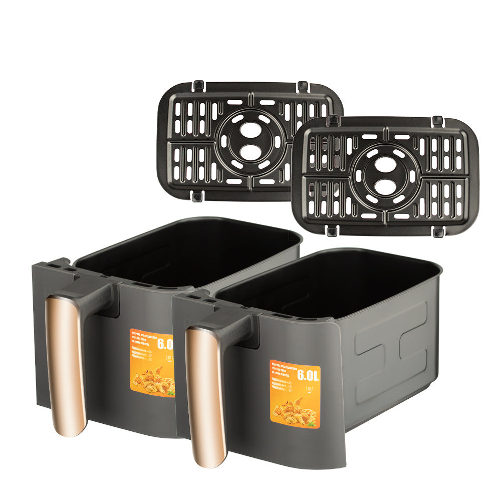 RAF European and American Standard Air Fryer Multi-Functional Household Left and Right Dual Chamber Large Capacity French Fry Electric Fryer