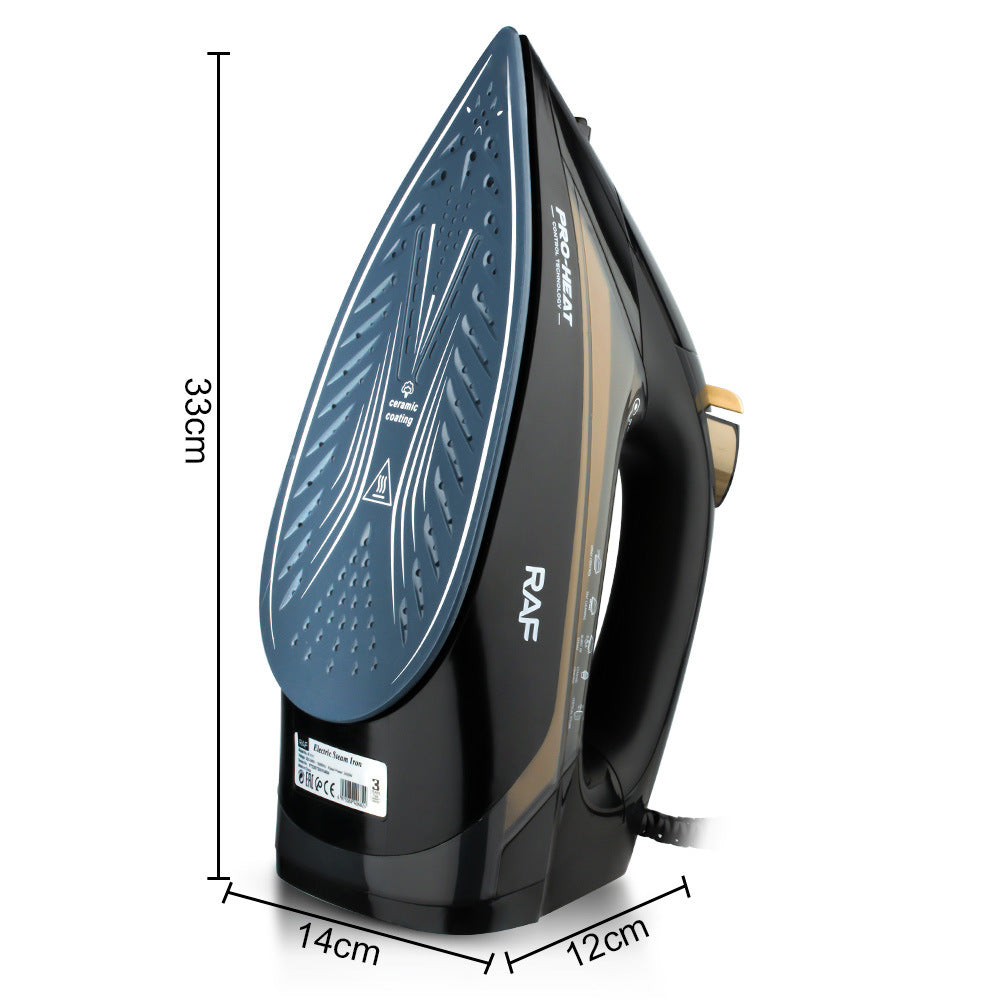 RAF European Standard Steam Iron Portable Ironing Machine Three-speed temperature-adjustable pressure-type high-power electric iron