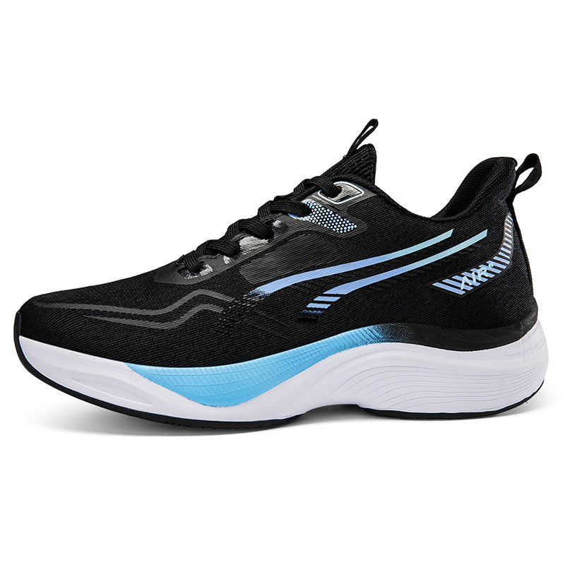 Casual mesh shoes new soft sole cushioning men's running shoes breathable mesh2025New lightweight high-elastic sports shoes