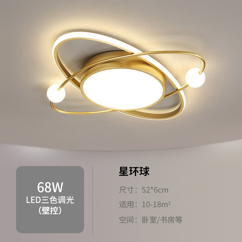 Bedroom lamp warm and romantic creative lighting fixture LED Living Room Home Ceiling Light Fixture Simple Modern Round Room Lamp