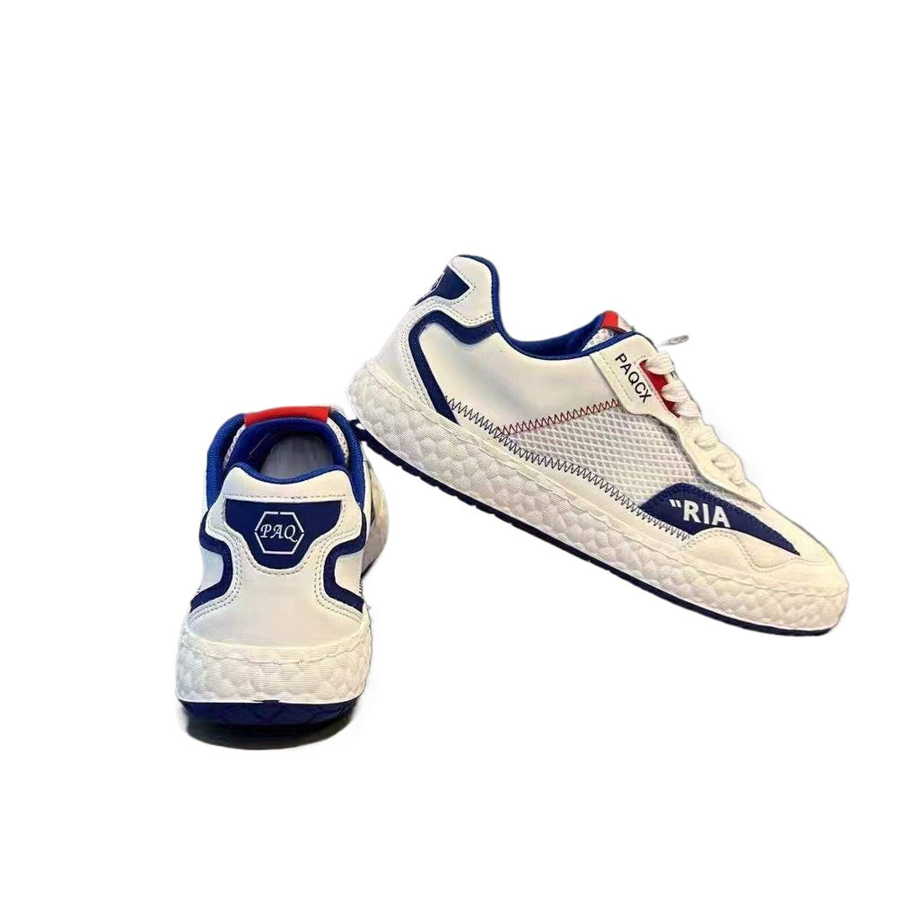 High-Value Couple Style Summer Breathable Trendy Shoes Internet Celebrity Genuine Round-Toe Casual Sneakers for Middle School Students