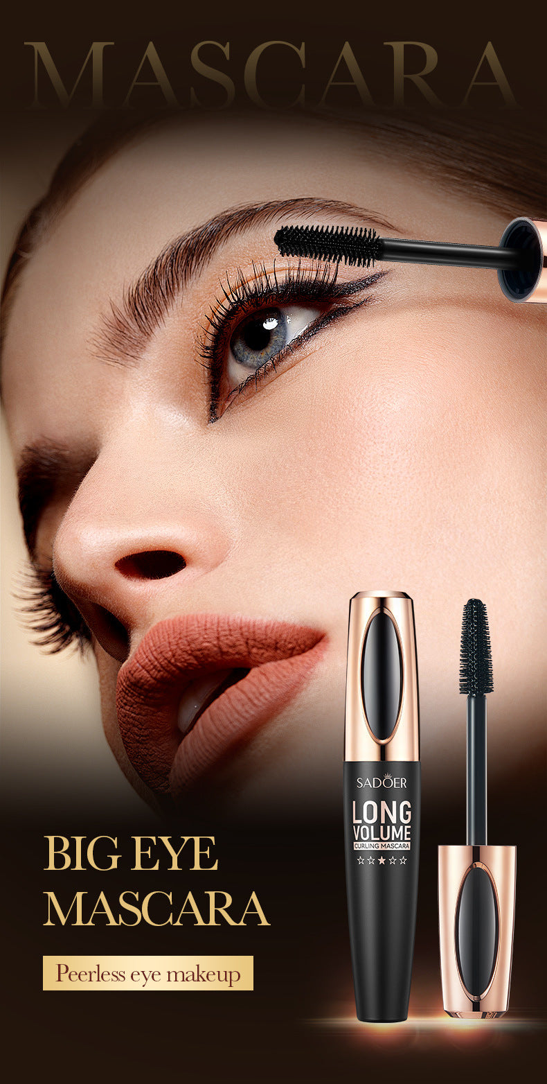 Makeup12g SADOER4D Curling Eyelashes Thick and Long Styling Mascara Cross-Border Foreign Trade Wholesale