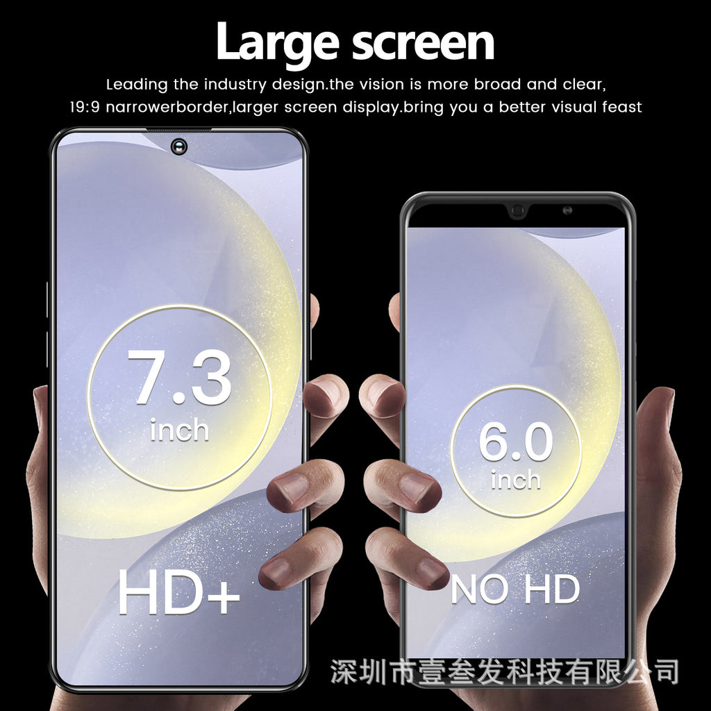 S24 Ultra Popular(3+64G) 7.3Inch4G All-in-One New Smartphone Factory