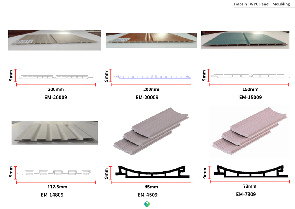 Home Decoration Tv Background Fluted De Wpc Tv Wall Panel