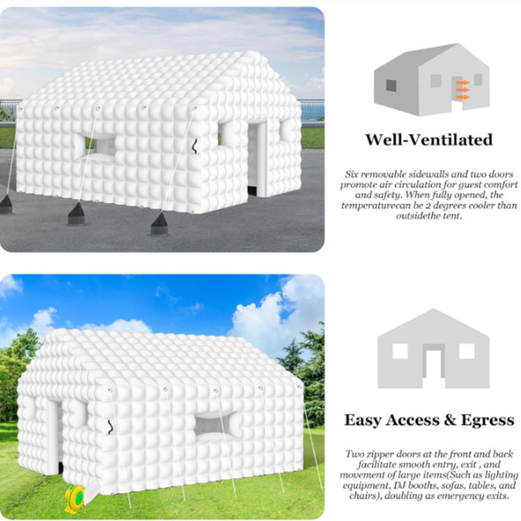 Hot-Selling Large Inflatable Tent Emergency Rescue Firefighting Inflatable Tent Catering Banquet Stadium Inflatable Shelter