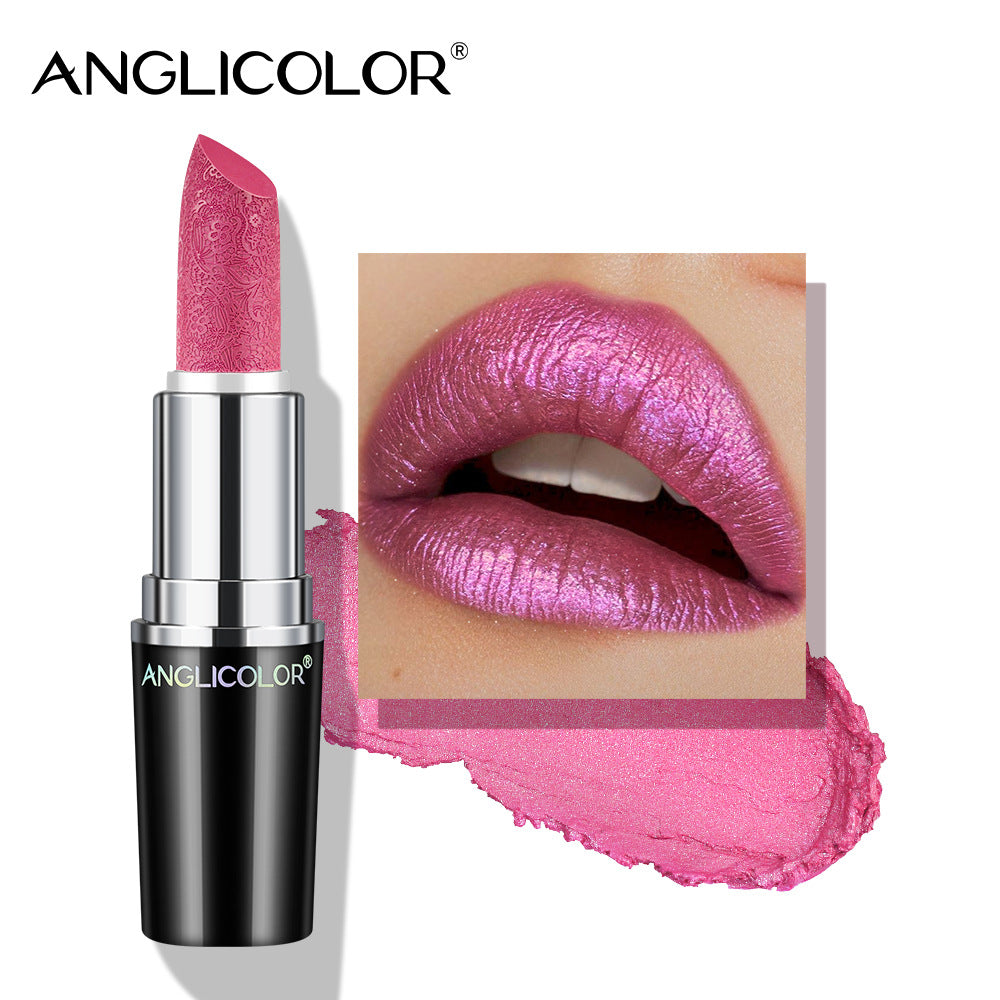 Specially designed for makeup, non-smudging, non-stick cup lipstick, pearlescent moisturizing lipstick, pearlescent nourishing moisturizing color-changing lip balm