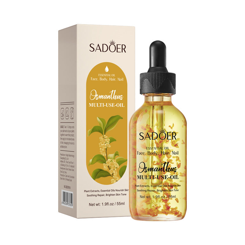 Rose Dried Flower Multi-effect Massage Oil SADOER Moisturizing skin body essential oil cross-border foreign trade wholesale