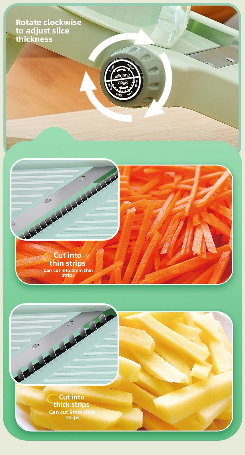 Household Multifunctional Vegetable Cutter Fruit Slicer Kitchen Convenient Lemon Slicer Potato Shredder Vegetable Cutter