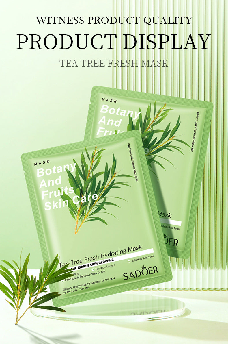 Fruit Mask SADOER Avocado Rose Hydrating Moisturizing Tablets Cross-border Foreign Trade Skincare Wholesale