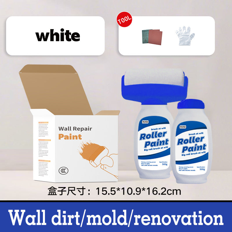 Custom Label Large Roller Latex Paint Wall Stain Covering Repair Water-Based Odorless Paint Home Interior Wall Self-Painting