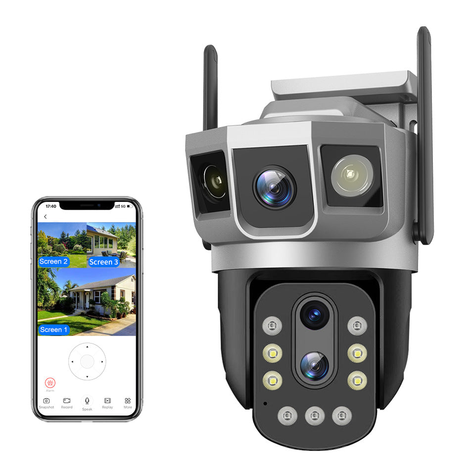 V380Solar Low Power Consumption4G Southeast Asia Russian version wireless wifi102x Zoom Solar Camera