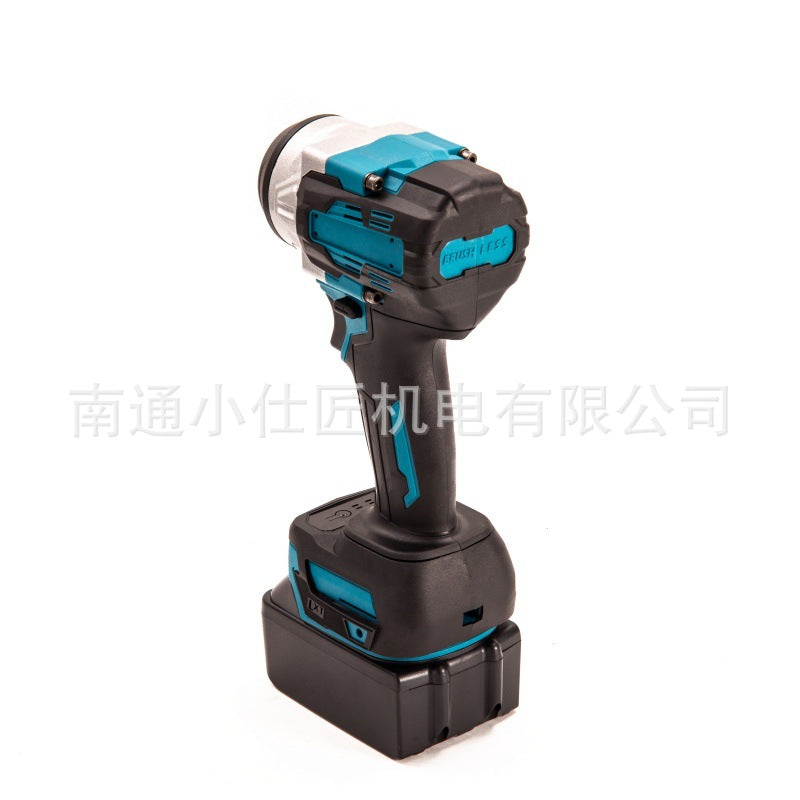 Cross-Border Foreign Trade Shadowless Aperture Lighting Electric Wrench High Torque Portable Lithium Battery Rechargeable Impact Wrench