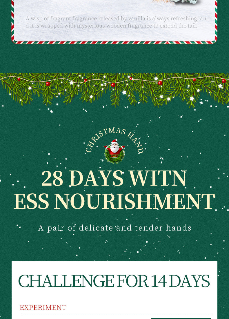 Full English Christmas Hand Cream Set ZOZU Refreshing Moisturizing Hand Cream Gift for  Wholesale