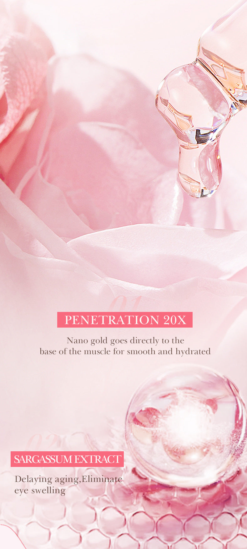 Eye Mask7.9g FAYANKOU24K Golden Aloe Vera Hydrating Nourishing Eye Mask Cross-Border Wholesale