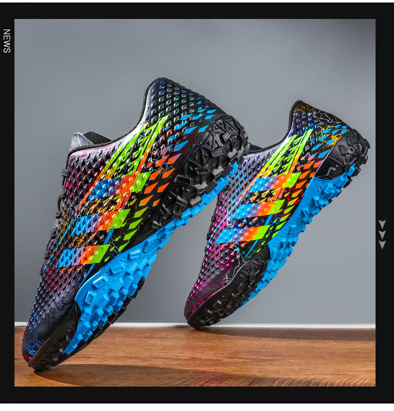 New professional football shoes for men and women AG Spike TF Broken Nail Youth Student Grassland Competition Training Shoes