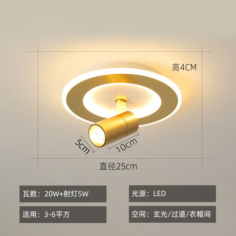 Aisle Light Corridor Light Luxury Balcony led Lamp Creative Background Wall Spotlight Simple Modern Cloakroom Ceiling Lamp