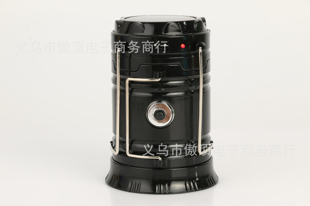 New Solar Camping Light Multifunctional Tent Light LED Household Lighting Emergency Light Retractable Flashlight Wholesale