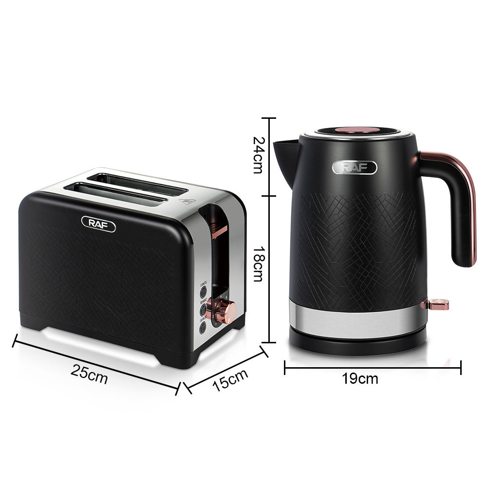 RAF Bread Maker Kettle Set Household High-Power Insulated Kettle Toaster Breakfast Machine1.7L Kettle