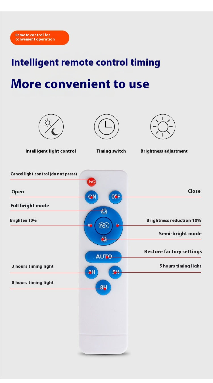 Solar-Flutlicht ABS IP65 Wasserdichte Gartenbeleuchtung 100W200W300W Intelligente Lichtsteuerung Solarlicht