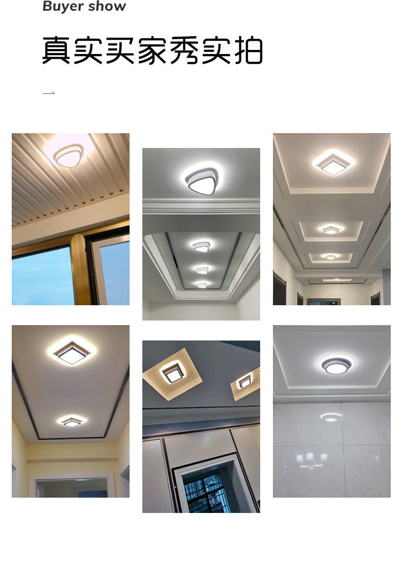 Corridor Light led Aisle Light Simple Modern Entryway Light Ceiling Embedded Household Spotlight Surface Mounted Downlight