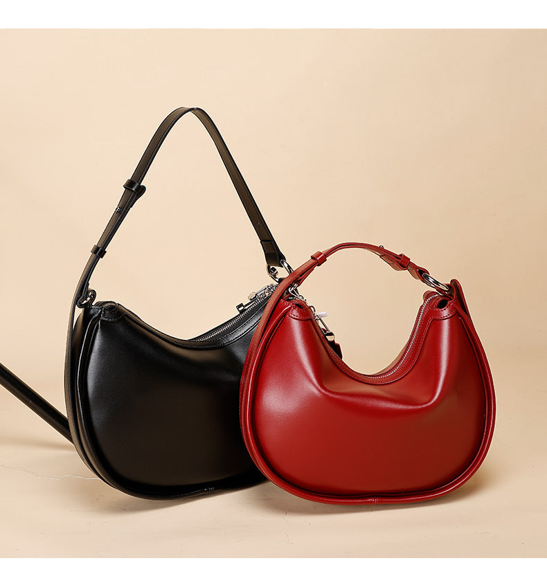 Niche Design Crescent Bag Style Underarm Bag2024New Simple Versatile Fashion Single Shoulder Crossbody Bag